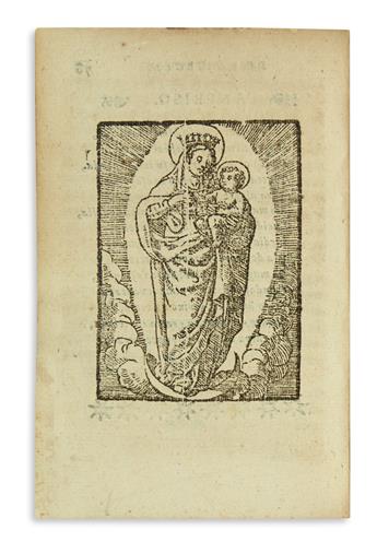 (MEXICAN IMPRINT--1620.) Bramón, Francisco. Los sirgueros de la virgen sin original peccado.